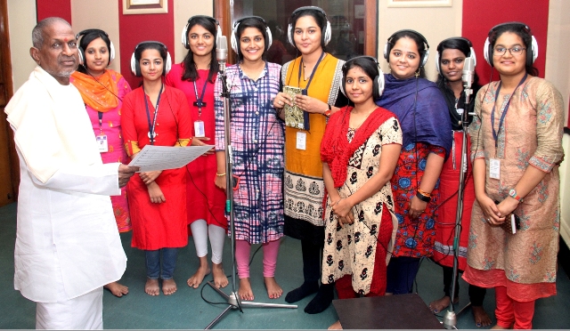 இளையராஜாவின் இசையில் பாடிய கல்லூரி மாணவிகள்..!