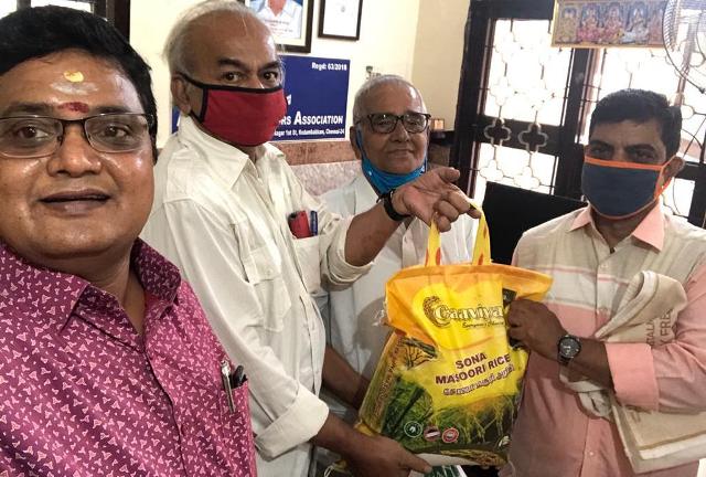 5-வது முறையாக  நிவாரண உதவிகளை வழங்கும் திரைத்துறையின் மீடியேட்டர்கள் சங்கம்