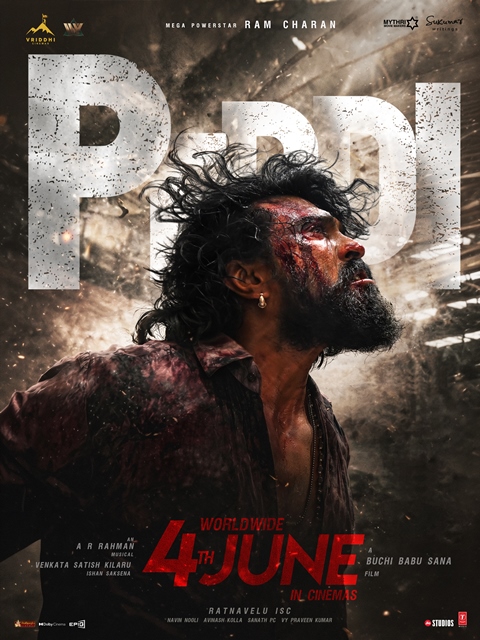 ராம் சரண் நடிக்கும் “பெத்தி” திரைப்படம் ஜூன் 4-ம் தேதி வெளியாகிறது..!