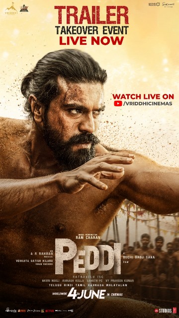 ராம் சரணின் அதிர வைத்திருக்கும் ‘பெத்தி’ படத்தின் டிரெயிலர் வெளியானது!