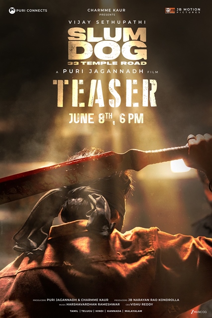 விஜய் சேதுபதியின் ‘ஸ்லம் டாக்’ படத்தின் டீசர் ஜூன் 8-ம் தேதி வெளியாகிறது!