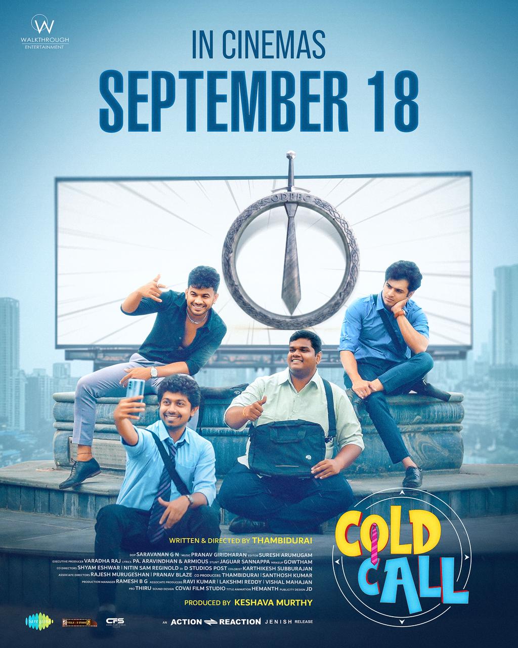 விற்பனை பிரதிநிதிகளின் வாழ்வியலை ஃபீல் குட் கலாட்டாவாக சொல்லும் ‘கோல்ட் கால்’திரைப்படம்!