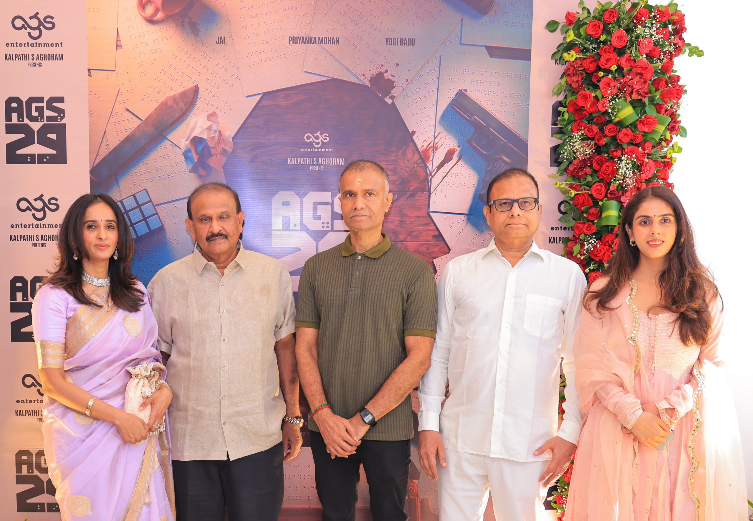 AGS தயாரிப்பில் ஜெய், பிரியங்கா மோகன் நடிக்கும் புதிய படம் துவங்கியது!