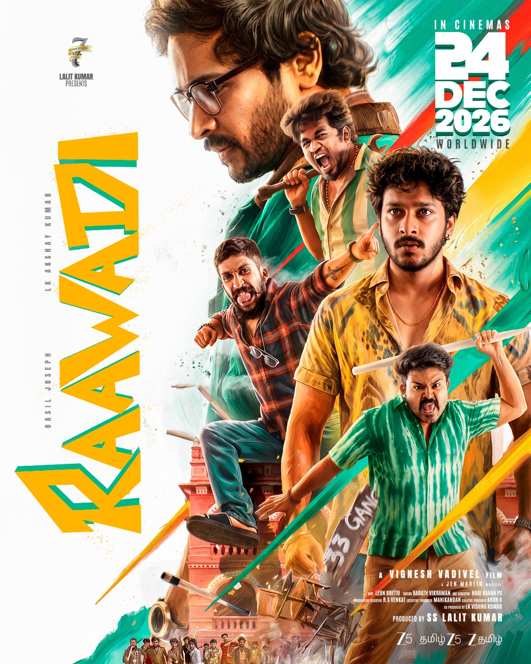 ‘ராவடி’ டிசம்பர் 24 ஆம் தேதி உலகமெங்கும் திரையரங்குகளில் வெளியாகிறது!!