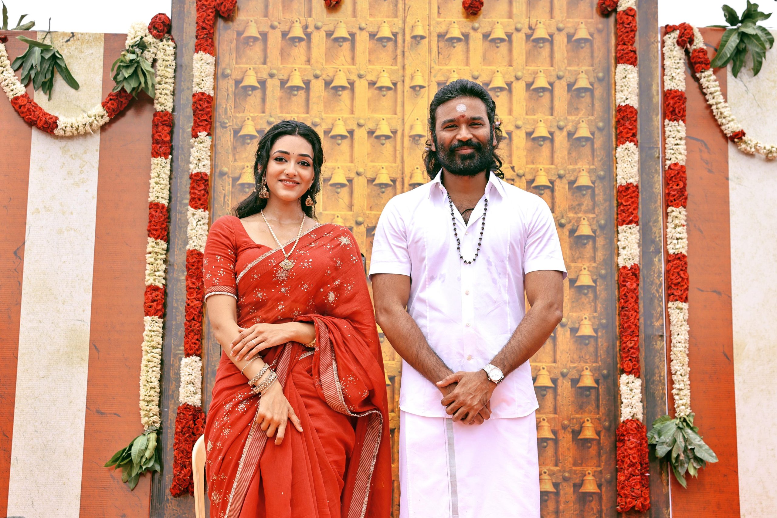 மாரனாடு கருப்பணசாமி கோவிலில் பிரம்மாண்டமாக துவங்கியது தனுஷின் D56!
