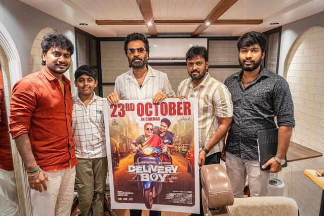 லியோ சிவக்குமார் நடிக்கும் ‘டெலிவரி பாய்’ பட டிரெயிலரை சிலம்பரசன் வெளியிட்டார்!